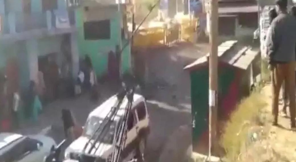 Angry protesters pelt stones at police Many police personnel reportedly injured, details click on link