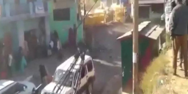 Angry protesters pelt stones at police Many police personnel reportedly injured, details click on link
