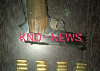 Two non-locals arrested along with pistol