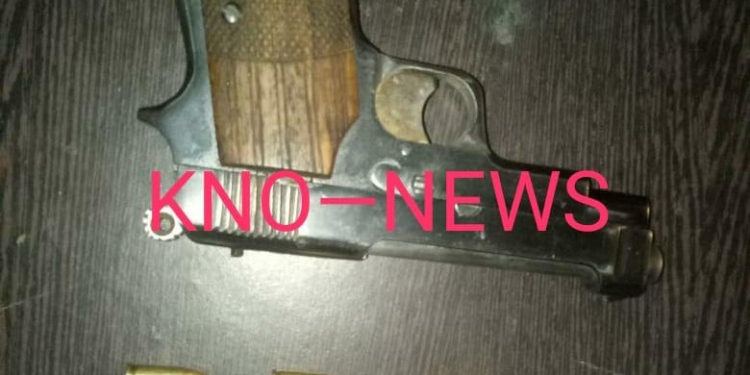 Two non-locals arrested along with pistol