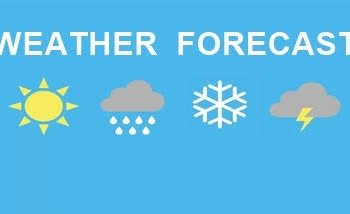 Weatherman predicted rain from…………