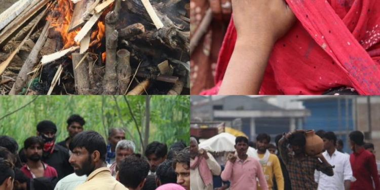 Death of 25-year old labourer: Local Muslims help a non-local Hindu family in cremation