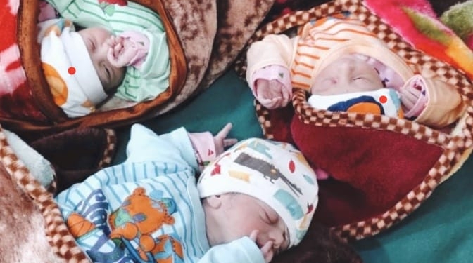 South Kashmir woman gives birth to triplets at LD Hospital