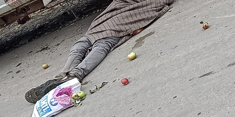 Civilian killed near CRPF camp at kashmir
