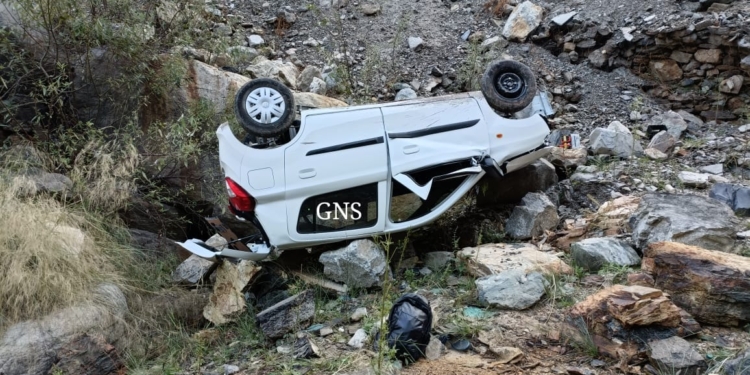 Youth Dies As Brand New Car Falls Into Rivulet In Ramban