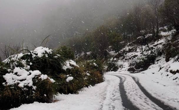 Aharbal, Pahalgam, Shopian, Pulwama Gets Season’s First Snowfall