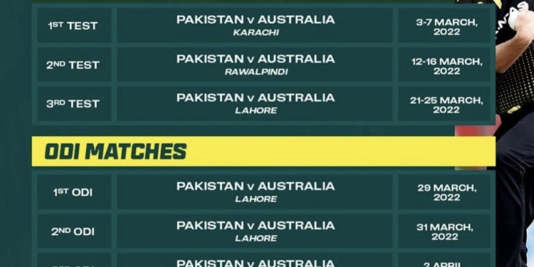 Cricket: Australia to tour Pakistan for first time in 23 years