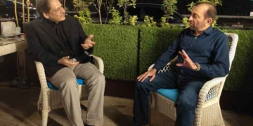 Dr Farooq Sattar meets former Sindh Governor Ishratul Ebad in Dubai
