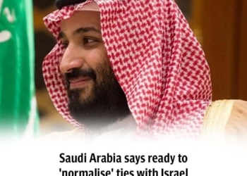 Saudi Arabia Says ready to normalise ties with israel