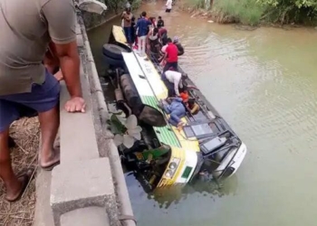 RTC Bus Falls Into River, 9 Killed, Several Injured