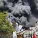At least 56 people, including children, women, were killed in an airstrike on a refugee camp