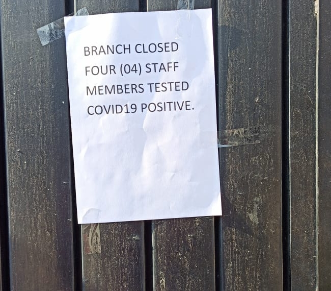JK Bank Srinagar Branch Closed For Public After 4 Employees Test COVID-19 Positive