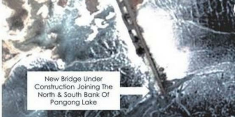 NEWS ABOUT China is constructing a bridge in Eastern Ladakh