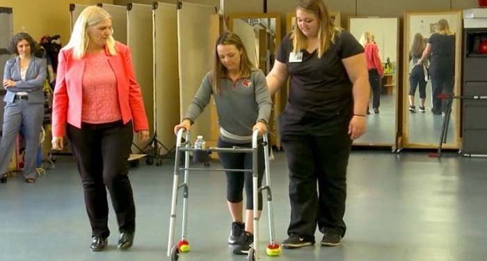 Spinal cord implant helps paralysed patients walk again