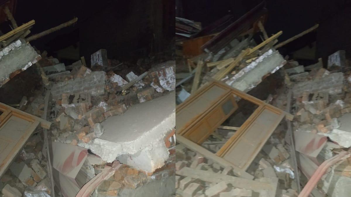 Three Residential Houses Collapse In Srinagar Shaharbeen Times