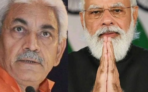 PM Modi speaks to Jammu and Kashmir Lieutenant Governor Manoj Sinha after earthquake