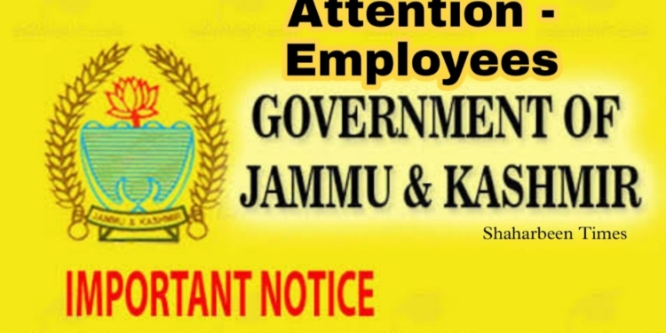 Big Update For Government Employees of Jammu And Kashmir