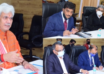 Lt Governor reviews progress towards financial inclusion by banks in J&K