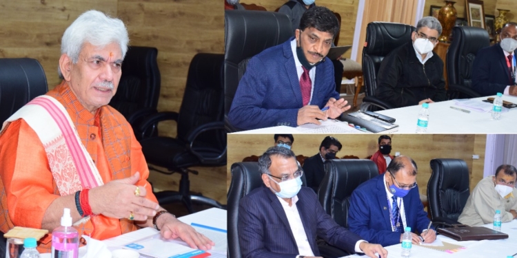 Lt Governor reviews progress towards financial inclusion by banks in J&K