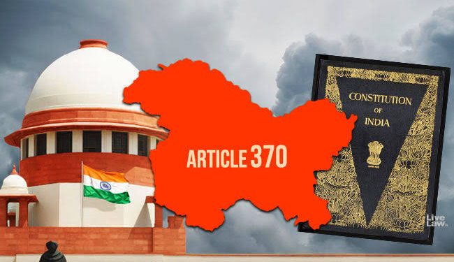 News Regarding Article 370 roll back…..