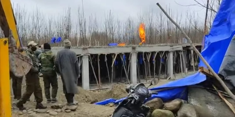 Youth, who set himself ablaze during a demolition drive in Ganderbal,succumbed to his injuries