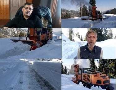 Watch: Snow Clearance opperation starts On Mugal Road