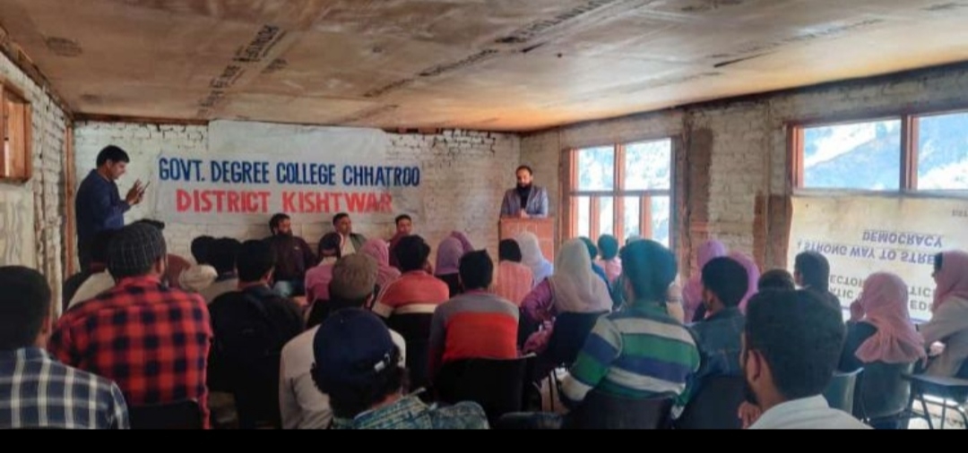 World Water Day Celebrated at Government Degree College Chatroo (Kishtwar)