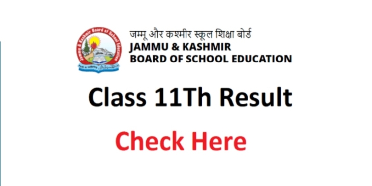 JKBOSE Download 11th Class Final Result Gazette Annual Regular Kashmir Division click on link