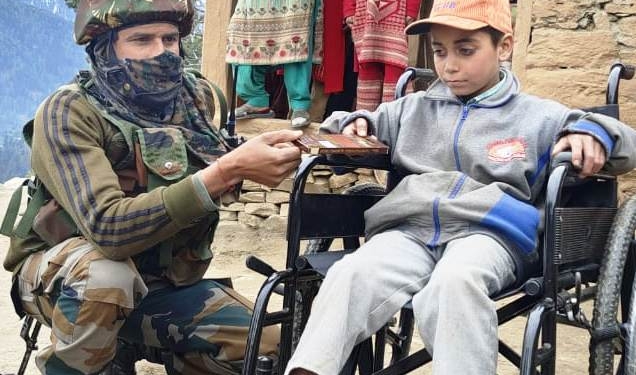 Waris, specially abled boy of Mughal Maidan ready to roll towards his dreams