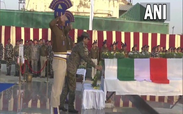 CRPF holds wreath laying ceremony of Constable killed in Srinagar’s terror attack