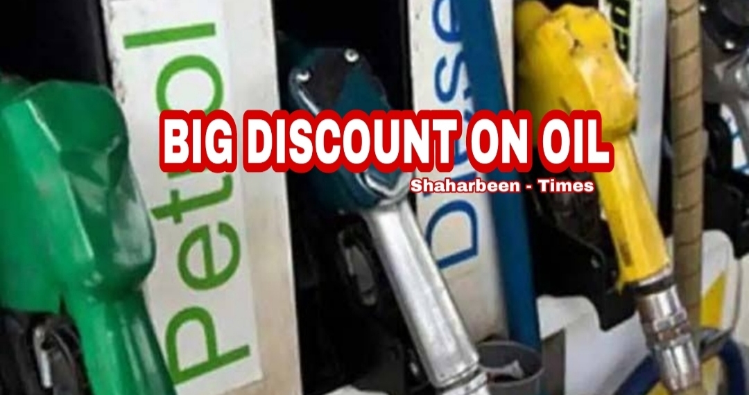 Big News oil to India at huge discounted price….