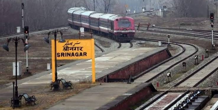 Kashmir to be connected with rest of country through railway link by end of…..