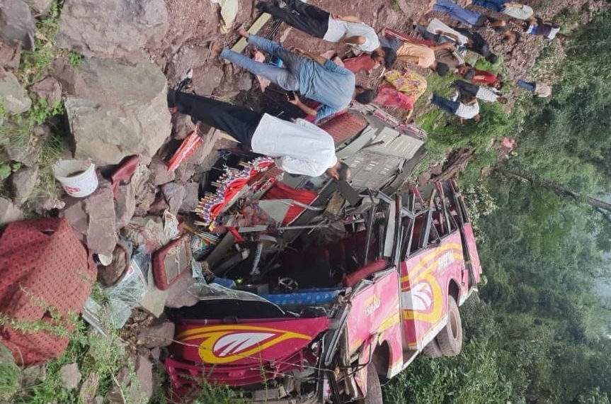 BREAKING: Bus, Carrying Marriage Party, Rolls Down Road in J&K Casualties Feared