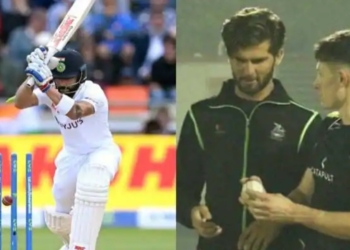 Pakistan pacer Shaheen Afridi behind Kohli’s dismissal? photo of Potts training with Pakistan pacer surface online