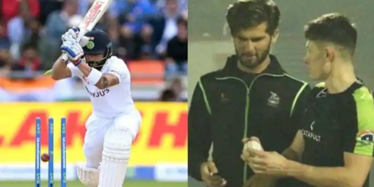 Pakistan pacer Shaheen Afridi behind Kohli’s dismissal? photo of Potts training with Pakistan pacer surface online