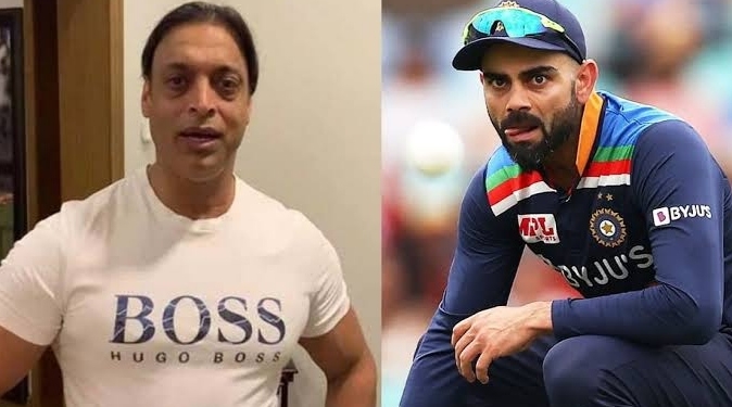 Former Pakistan Pacer Shoaib Akhtar lashes out at Virat Kohli..