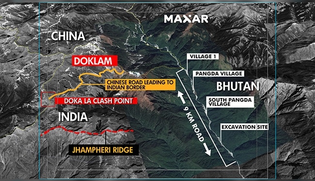 New satellite images of Chinese village in Doklam plateau emerge