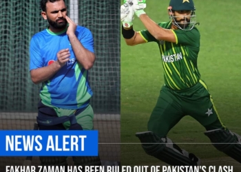 BREAKING NEWS REGARDING FAKHAR ZAMAN IS UNAVAILABLE FOR HIS SELECTION AND SHAN MASOOD IS FIT