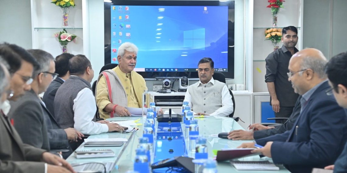 Lieutenant Governor Meets Union Power Minister; Measures to Ensure Uninterrupted Power Supply To J&K