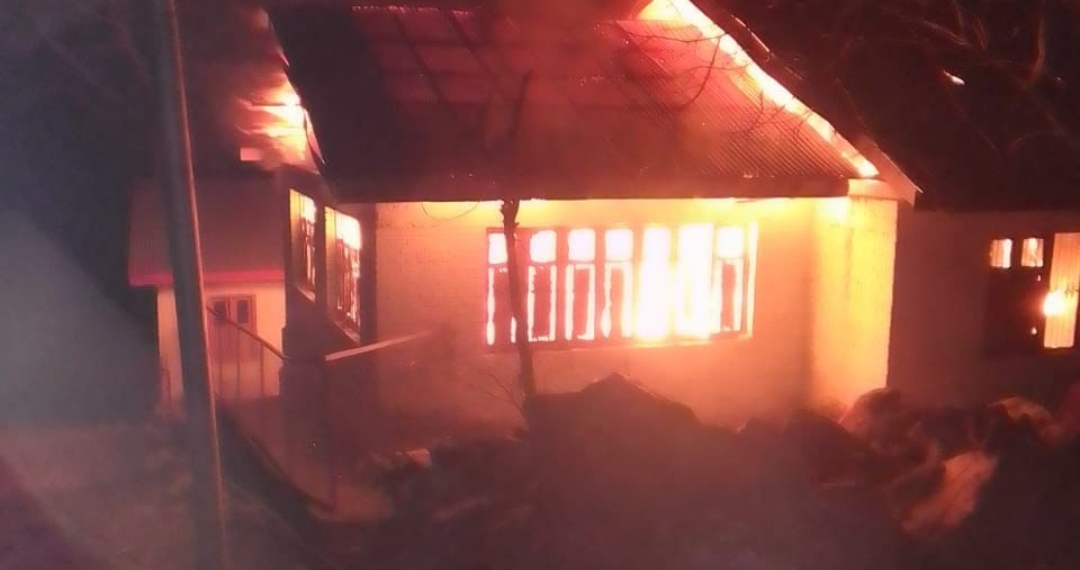 School Building Damaged In Fire….