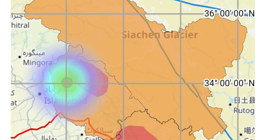 Earthquake hits J&K’s Baramulla District, Tremors Felt In Other Parts Of Kashmir