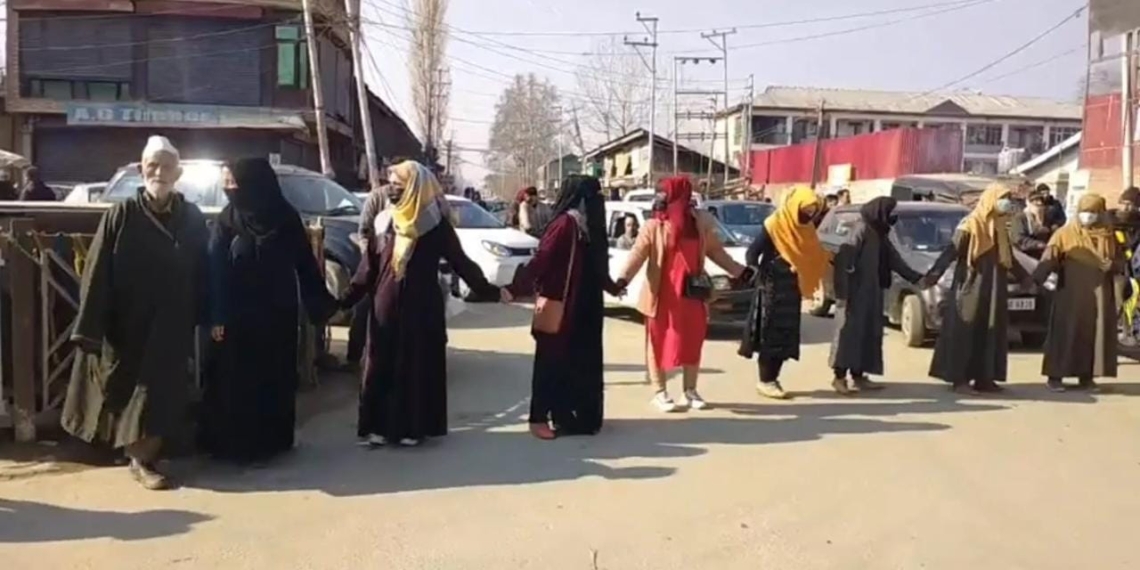 GDC Sopore students protest against ‘unfair’ evaluation by KU authorities
