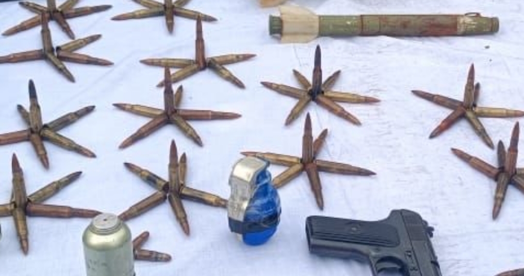 Huge cache of arms & ammo recovered in Kulgam, 6 arrested