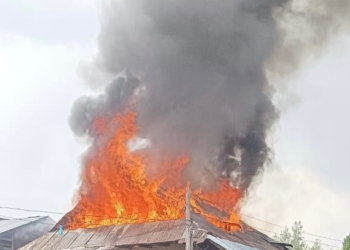 Massive Fire breaks out in residential house…
