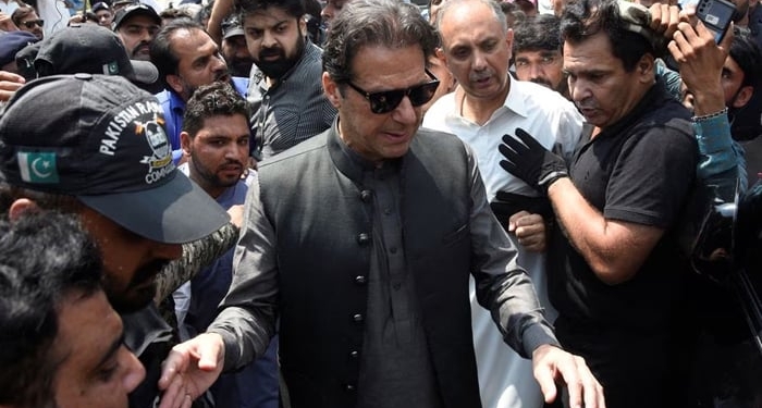 Former PM of Pakistan Imran Khan presented in SC as hearing resumes