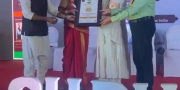 Darakhshan Presented Rashtriya Prerna Awards at Indore