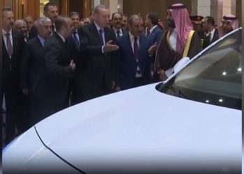 WATCH: President Erdogan gifts Turkish-made electric car to Saudi Crown Prince MBS