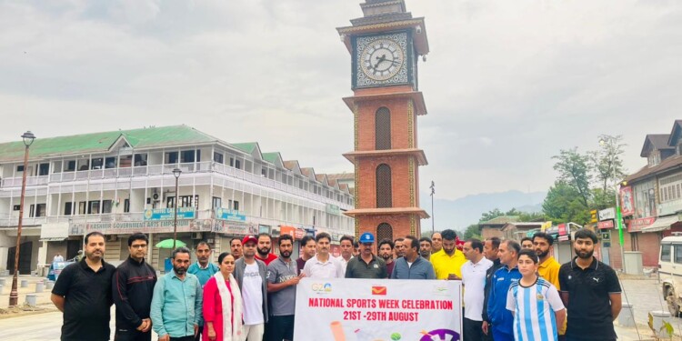 “FITNESS RUN” FOR HEALTH ORGANISED BY INDIA POST UNDER NATIONAL SPORTS WEEK