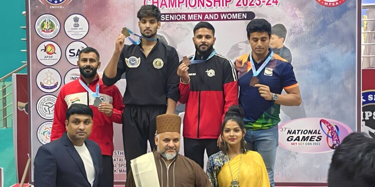 Mukeet Ellahi won Gold Medal and selected for 37th National Games Goa