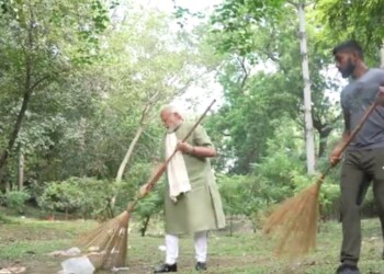 “Going Beyond Cleanliness: PM Modi Takes the Lead in the Grand ‘Swachhata Abhiyaan'”